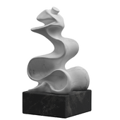 Squiggly sculpture sculpture decor