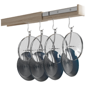 Pan sliding rack