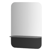 Evoform Shadow mirrors with metal shelves
