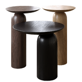 Basta Disco side table, low, oak 07