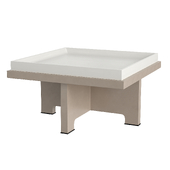 Parchment coffee table