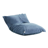Frameless pouf pillow