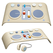 Wooden DJ Mixer Board Toy
