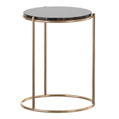 Tavolino rotondo con piano in marmo Ella Coffee Table