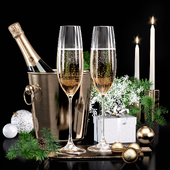 New Year's champagne
