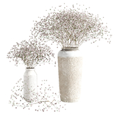 Flowers in vases