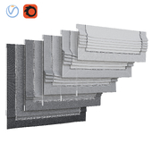 Set of Roman blinds 18