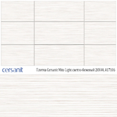 Tile Cersanit Mito Light light beige 20X44, A17106