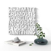 panel What Matters Decor Set 02