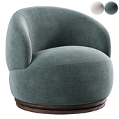 Orbit occasional chair limestone By Rousehome