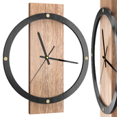 Wooden wall clock