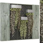 indoor wall vertical garden - Set 1254