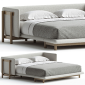 Frame Bed with Arms by De La Espada