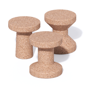 Cork Family side tables by Vitra