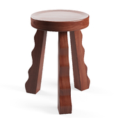 Small Lennox stool by Christian Siriano