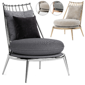 Aurora Iron Back Armchair By Cantori