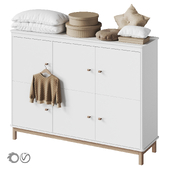 Low cabinet Ellipse Classic series for children's