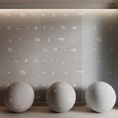 Neutral Children's Wallpaper Set Origami