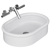 Washbasin ArtCeram Brera & Cilindro Falper