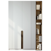Wardrobe with decor