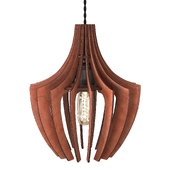 Hanging ceiling wooden chandelier Brillight LOVE-13.1