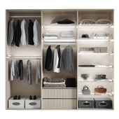 Open wardrobe