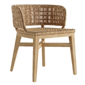 LoftDesigne 40614 Rattan Dining Chair