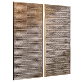 Decorative partition, panel