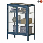 IKEA FABRIKÖR Glass Door Cabinet 81x113cm
