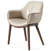 Cattelan Italia Scarlett wood chair
