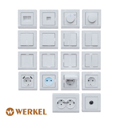 OM Sockets and switches Werkel (white matte)