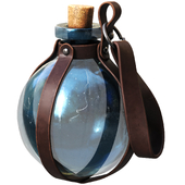 A magical vessel, stylized