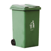 A trash can