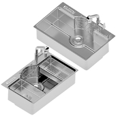 Stainless Steel Kitchen Sink with Drainer