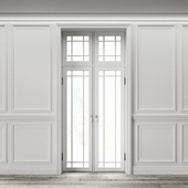 Classic door with moldings 9