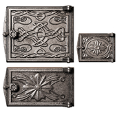 Cast iron doors