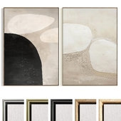 Plaster Two Photo Frame B-689