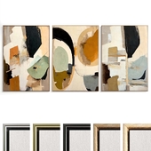 Abstract Painting Set of 3 pieces - No 58