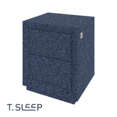 Verda Modern nightstand with charging