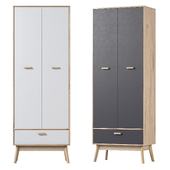 Wardrobe 2-door SCANDICA Horten