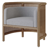 fields accent chair by crate barrel