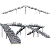Overhead railway crossing