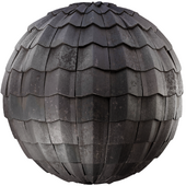 Roof Tiles 4k - Seamless
