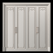 blk wood classical wardrobe art 0040