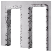 Marble door portals