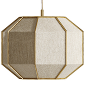 Blisse Natural Linen Pendant Light by goop