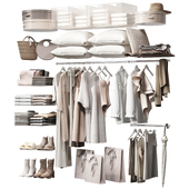 Clothes and accessories for wardrobe