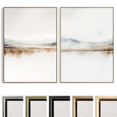 Plaster Two Photo Frame B-692