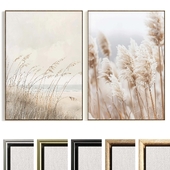 Plaster Two Photo Frame B-694
