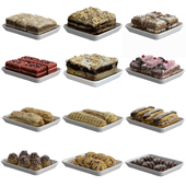 set of cakes